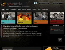 Tablet Screenshot of pawmedia.com.au